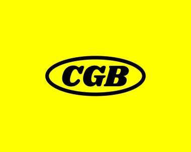 CGB logo tasarım vektör şablonu. CGB