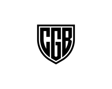 CGB logo tasarım vektör şablonu. CGB