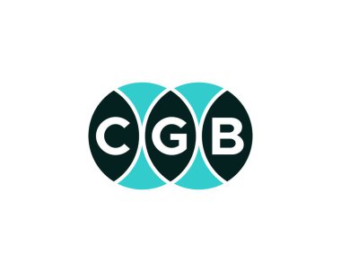 CGB logo tasarım vektör şablonu. CGB