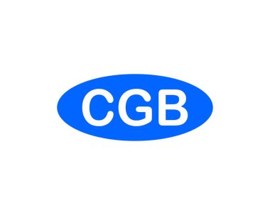 CGB logo tasarım vektör şablonu. CGB