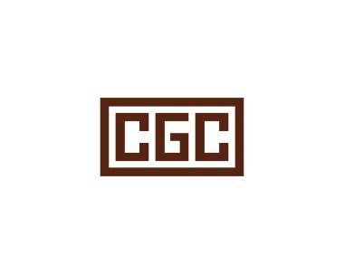 CGC logo tasarım vektör şablonu. CGC