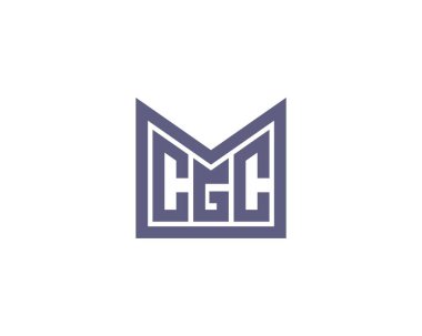 CGC logo tasarım vektör şablonu. CGC