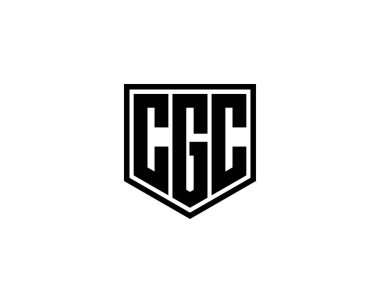 CGC logo tasarım vektör şablonu. CGC