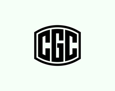 CGC logo tasarım vektör şablonu. CGC