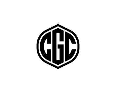 CGC logo tasarım vektör şablonu. CGC
