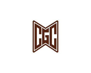 CGC logo tasarım vektör şablonu. CGC