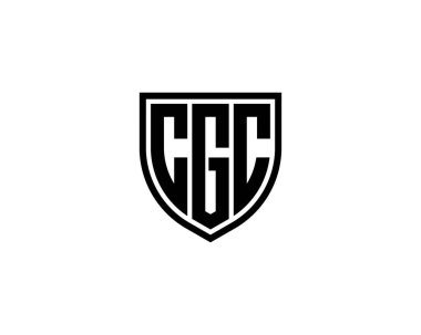CGC logo tasarım vektör şablonu. CGC