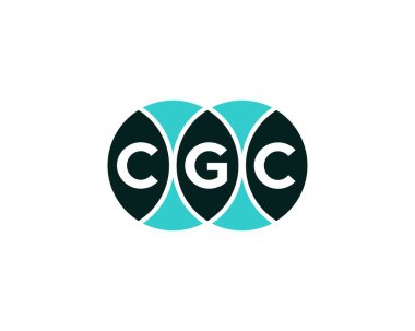 CGC logo tasarım vektör şablonu. CGC