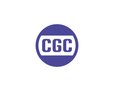 CGC logo tasarım vektör şablonu. CGC