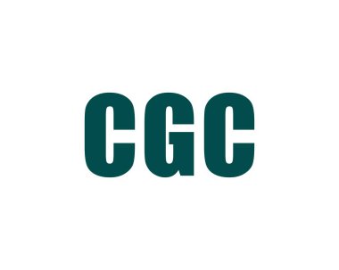 CGC logo tasarım vektör şablonu. CGC