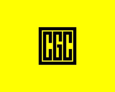 CGC logo tasarım vektör şablonu. CGC