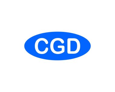 CGD logo tasarım vektör şablonu. CGD
