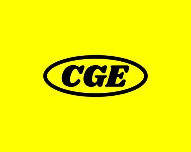 CGE logo tasarım vektör şablonu. CGE
