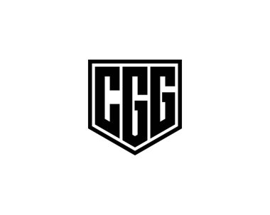 CGG logo tasarım vektör şablonu. CGG