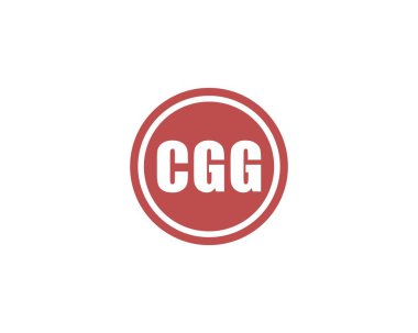 CGG logo tasarım vektör şablonu. CGG