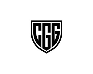 CGG logo tasarım vektör şablonu. CGG