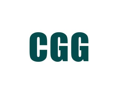 CGG logo tasarım vektör şablonu. CGG