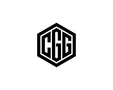 CGG logo tasarım vektör şablonu. CGG