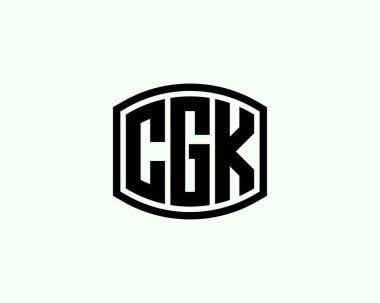 CGK logo tasarım vektör şablonu. CGK