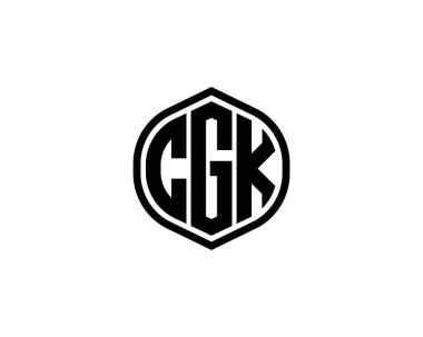 CGK logo tasarım vektör şablonu. CGK