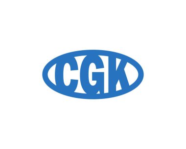 CGK logo tasarım vektör şablonu. CGK