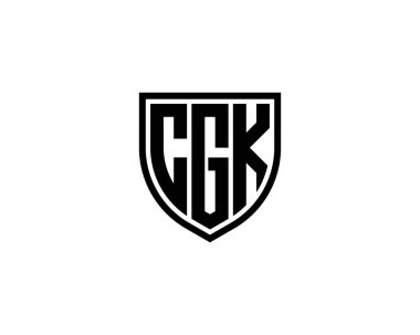 CGK logo tasarım vektör şablonu. CGK