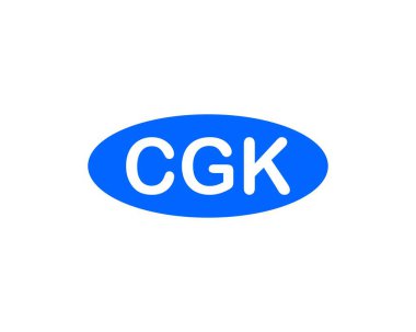 CGK logo tasarım vektör şablonu. CGK