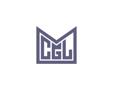 CGL logo tasarım vektör şablonu. CGL