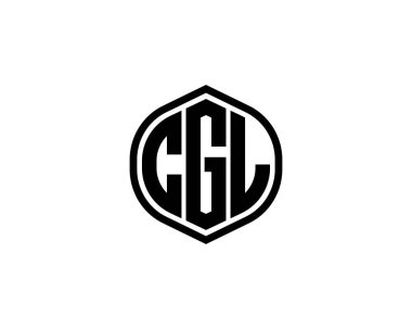 CGL logo tasarım vektör şablonu. CGL