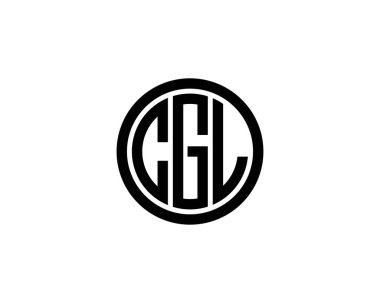 CGL logo tasarım vektör şablonu. CGL