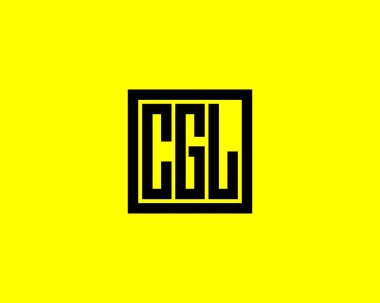 CGL logo tasarım vektör şablonu. CGL