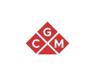 CGM logo tasarım vektör şablonu. CGM