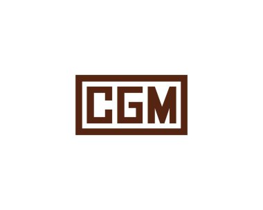 CGM logo tasarım vektör şablonu. CGM