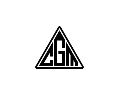 CGM logo tasarım vektör şablonu. CGM