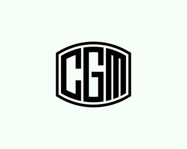 CGM logo tasarım vektör şablonu. CGM