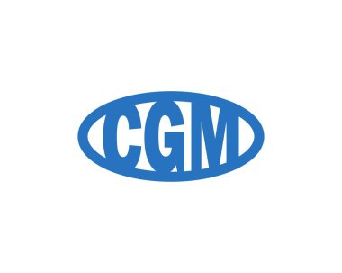 CGM logo tasarım vektör şablonu. CGM