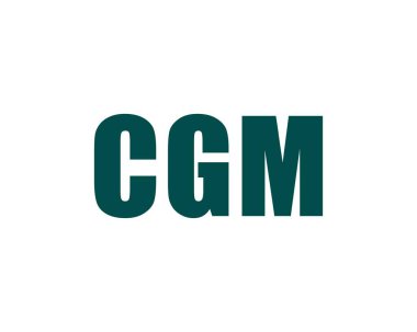 CGM logo tasarım vektör şablonu. CGM