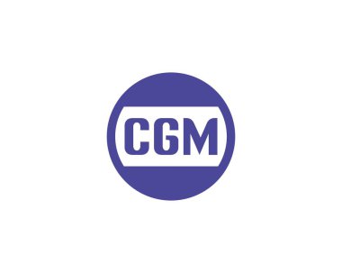 CGM logo tasarım vektör şablonu. CGM