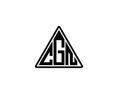 CGN Logo tasarım vektör şablonu. CGN