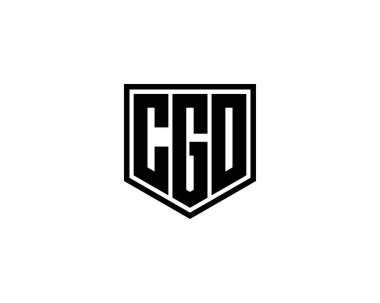 CGO logo tasarım vektör şablonu. CGO