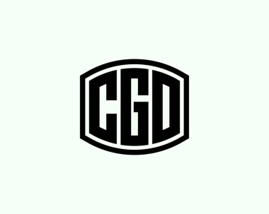 CGO logo tasarım vektör şablonu. CGO
