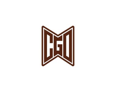 CGO logo tasarım vektör şablonu. CGO
