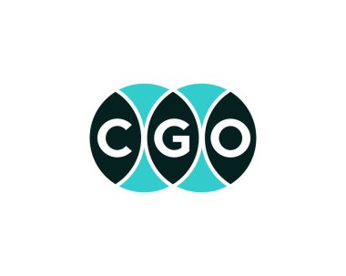 CGO logo tasarım vektör şablonu. CGO