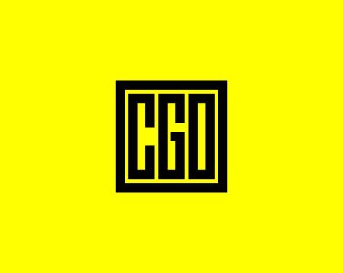 CGO logo tasarım vektör şablonu. CGO