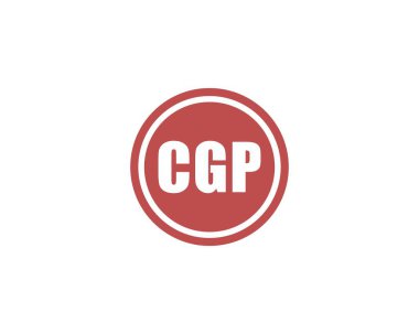 CGP logo tasarım vektör şablonu. CGP