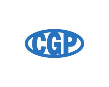 CGP logo tasarım vektör şablonu. CGP