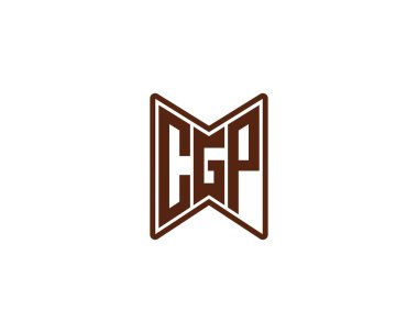 CGP logo tasarım vektör şablonu. CGP