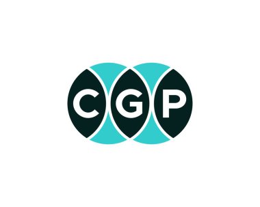 CGP logo tasarım vektör şablonu. CGP