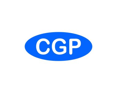 CGP logo tasarım vektör şablonu. CGP