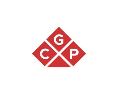 CGP logo tasarım vektör şablonu. CGP